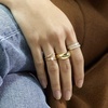 Pavé Three Tier Diamond Ring