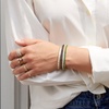 Lab Grown White Sapphire Baguette Tennis Bracelet