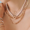Medium Diamond Bezel Necklace