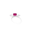 Birthstone Baguette Ring