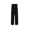 Salvatore Ferragamo Silk And Linen Pants Women