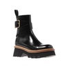 Black Leather Ankle Boots