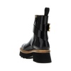 Black Leather Ankle Boots
