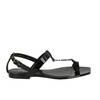 Saint Laurent Cassandra Logo Leather Sandals Women