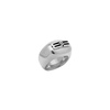 Bb Icon Signet Ring in Antique Silver