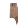 Women's Scarf Skirt  in Brown