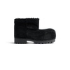 Men's Alaska Fur Bootie in Black
