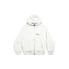 Men's Loop Sports Icon Zip-up Hoodie Regular Fit in Dirty White/blue