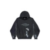 3b Stencil Hoodie Medium Fit in Black