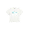 Men's Loop Sports Icon T-shirt Medium Fit in Dirty White/blue