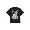Kim K Oversized T-shirt in Faded Black