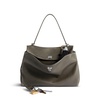 Women's Rodeo Large Handbag Used Effect With Charms in Kaki