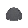 Men's Patch Crewneck Sweater in Grey