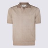 Altea Beige Cotton Polo Shirt
