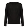 Roberto Collina Black Ultrafine Merino Wool Sweater