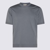 Altea Grey Denim Cotton T-Shirt