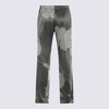 Antonelli Grey And White Pants