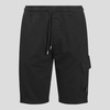 C.P. Company Black Cotton Shorts