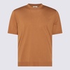 Altea Camel Cotton T-Shirt