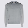 Altea Blue Denim Cotton Knitwear