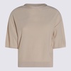 Antonelli Beige Linen T-Shirt