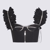 Area Black Cotton Top
