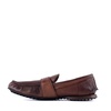 Alexander Hotto Brown Leather Strap Loafer