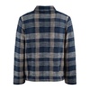 Etro Overshirt In Cotton And Linen Knit Navy Blue