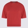 Antonelli Red Linen T-Shirt
