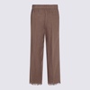 Antonelli Brown Linen Pants