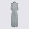 Blumarine Light Blue Maxi Dress