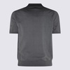 Altea Dark Grey Cotton Polo Shirt