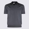 Altea Dark Grey Cotton Polo Shirt