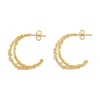 Alighieri The Crumbling Rock Hoop Earrings