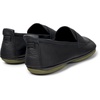 Black Leather Loafer for Women