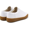 White leather shoes for men