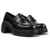 Black leather shoes