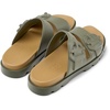 Green Synthetic Sandals for Men.