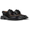 Black Leather Moccasin/Nautical Shoes for Women.