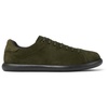 Green nubuck sneakers for men
