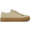 Beige Nubuck Sneakers for Women.