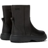 Black leather boots