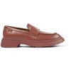 Red Leather Loafer for Women