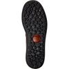 Black-brown leather boots for men
