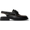Black Leather Moccasin/Nautical Shoes for Women.