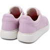 Purple leather sneakers for women