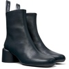 Green Leather Boots for Women