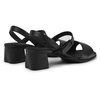 Women’s black strappy sandal