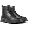 Black Leather Men's Mid Boots.