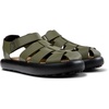 Green Leather Men's Sandals.